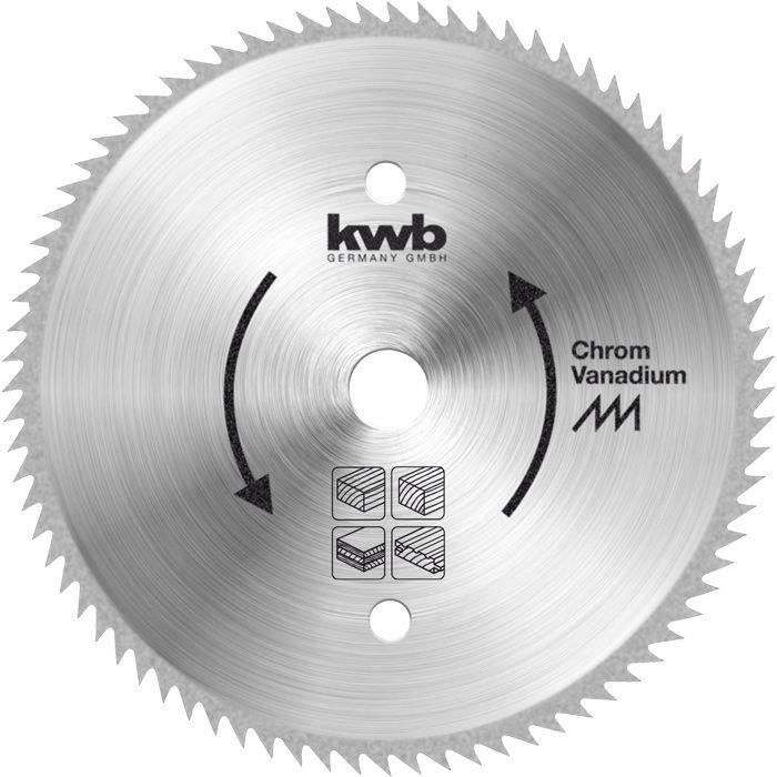 KWB Lame de scie circulaire pour la construction et la table scies à¸ 250 à 500 mm - 593011