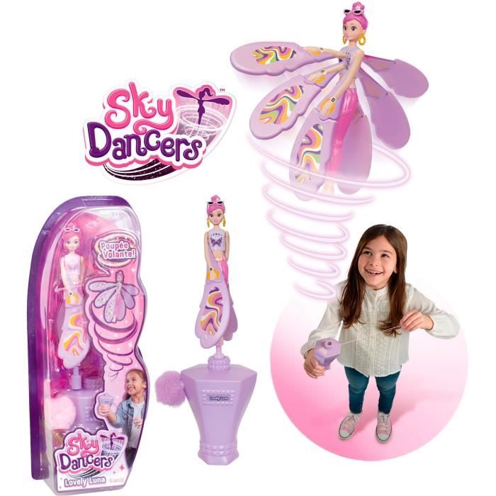 Poupée Volante Sky Dancers Lansay Lovely Luna 30011lansay – Fonctionne Sans Pile, Dès 6 Ans