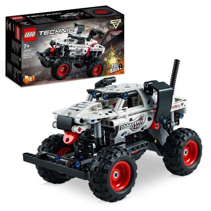 SHOT CASE - LEGO Technic 42150 Monster Jam Monster Mutt Dalmatien, 2-en1, Monster Truck Jouet, Voiture