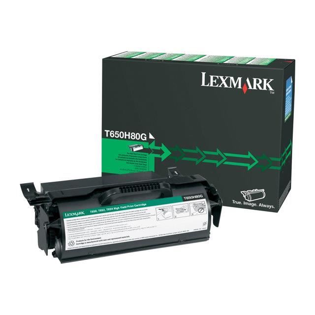 LEXMARK Cartouche de toner T65X – Rendement élevé 25.000 pages – Noir