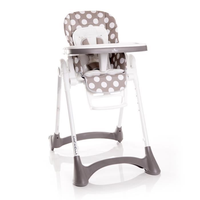 Chaise haute Réglable Evolutive pour bébé Campanella Lorelli
