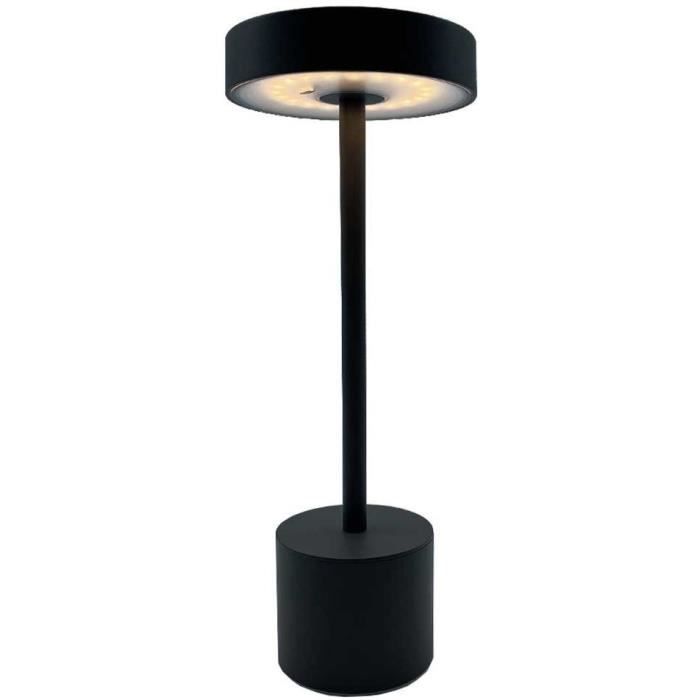 Lampe de table sans fil LUMISKY ROBY H30 cm Touch en aluminium LED