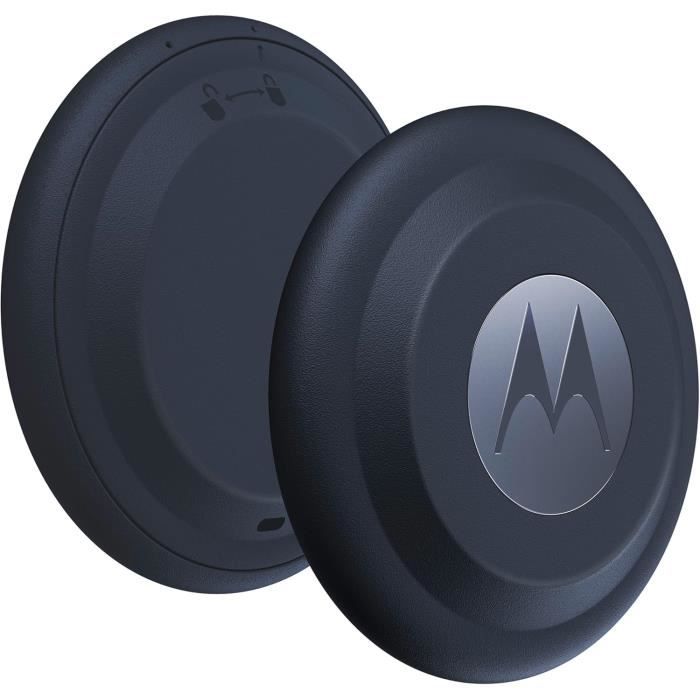 Smart Tag - MOTOROLA - Midnight Bleu - Localisation Précise - Autonomie 1 an - IP67 Résistant à leau