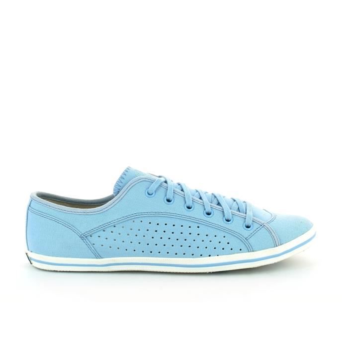 Basket basse buffalo derby beige Bleu Bleu Bleu - Cdiscount Chaussures