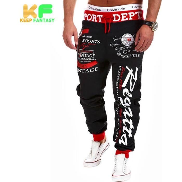 Pantalon De Jogging Homme PARTICLE PLANET - Coton élastique Avec Poches Zippées, Pour Sport Et Détente