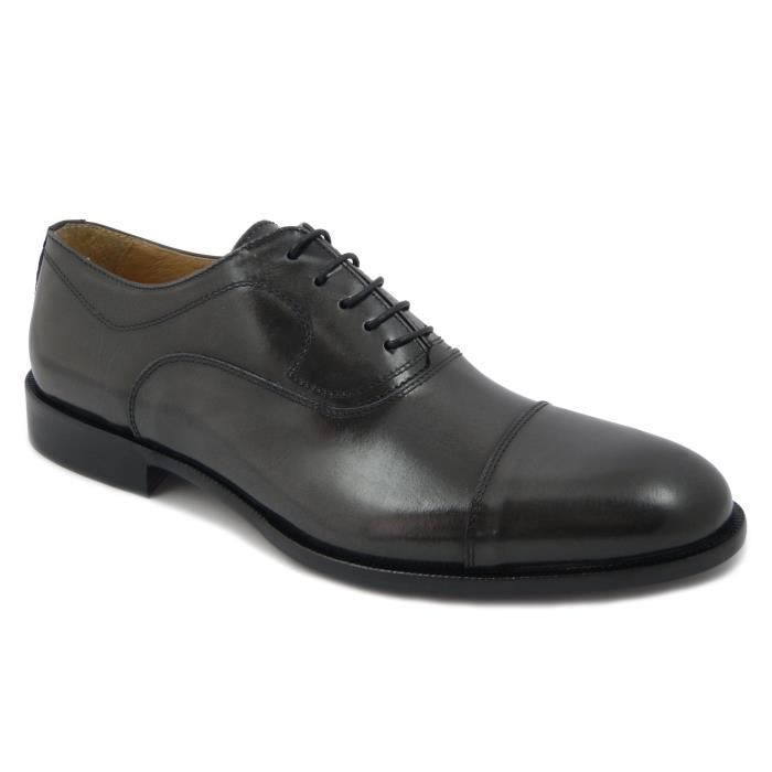 chaussures gris argent homme