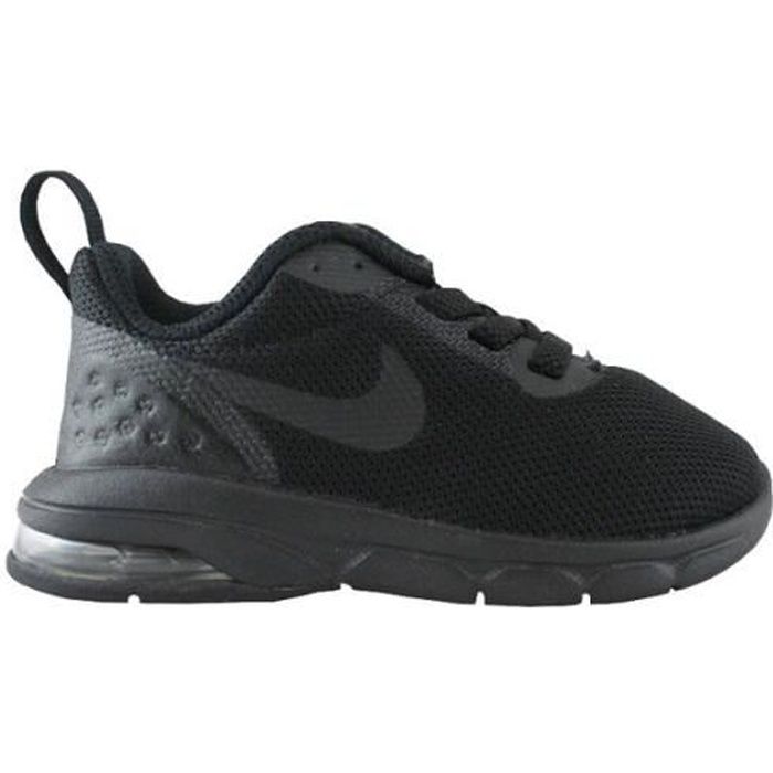 Basket Nike air max motion lw tdv 917652 001 Garcon Enfant Noir NIKE Plat Synthetique Lacets Noir Cdiscount Chaussures
