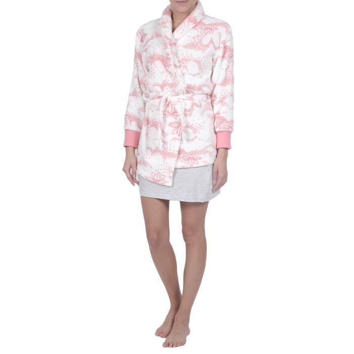 Peignoir eponge outlet femme court
