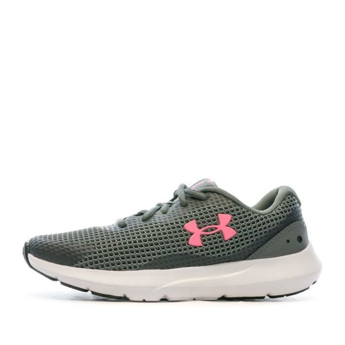 Chaussures de running Femme Under Armour Surge 3 Gris Rose Legeres et confortables