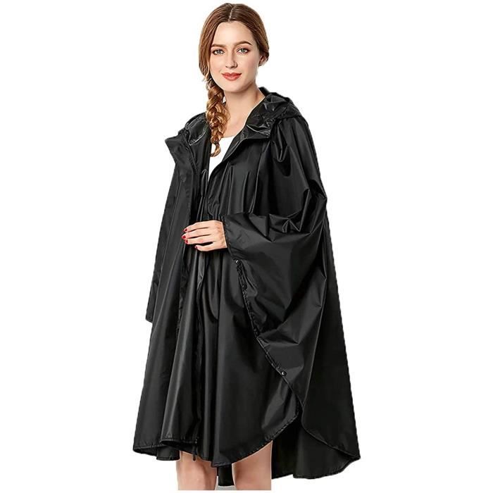 Impermeable Femme Dames Pluie Poncho Imperm Able Veste De Unisexe
