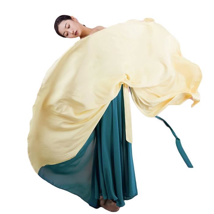 Jupe Flamenco Longue à Volants Complète – Jupe Maxi Danse De Salon Femme, Couleur Unie, Élégante Et Fluide
