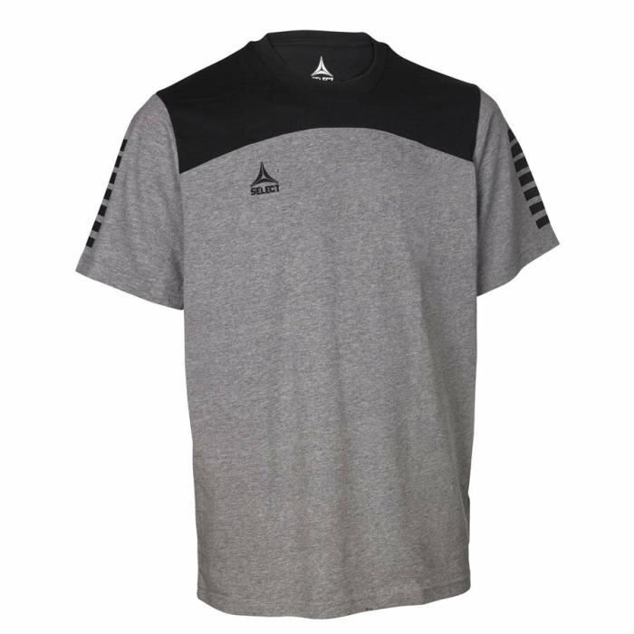 t-shirt enfant select oxford - select - gris/noir - handball - garçon