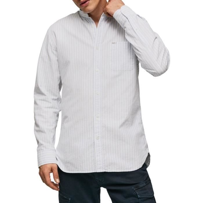 Chemise Pepe Jeans Rose Taille L - Coupe Slim Fit, Manches Longues, Jean, Comme Neuve Avec étiquettes