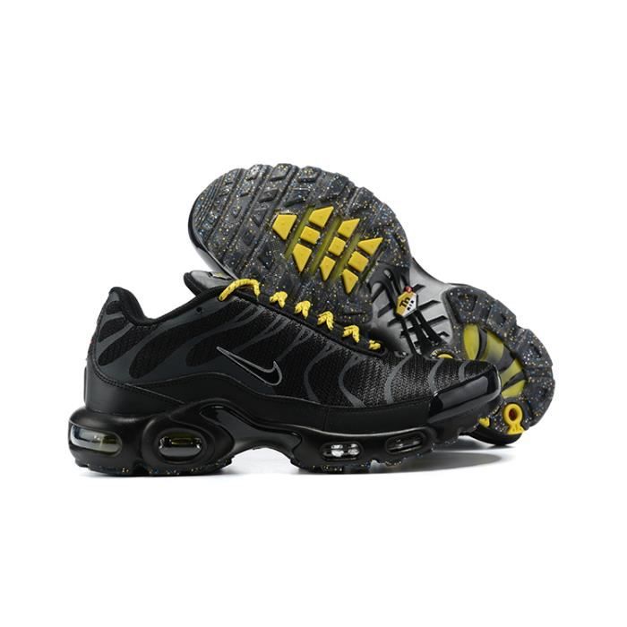 Lacet jaune top et noir