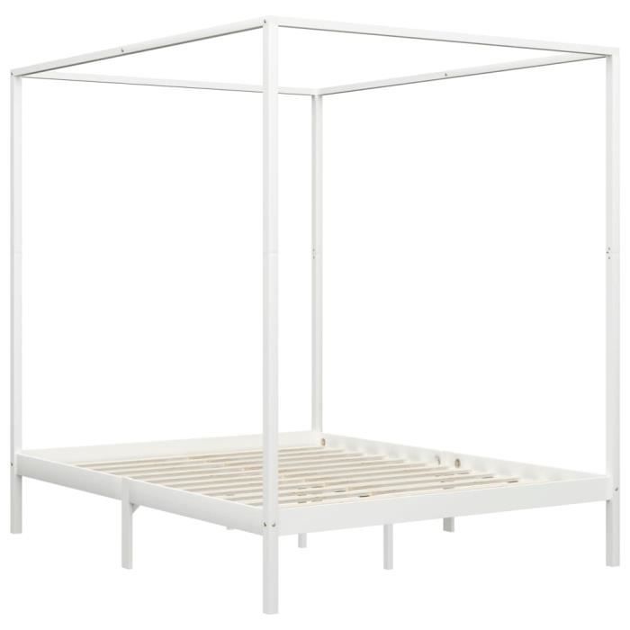 Cadre de baldaquin en métal pour lit double – Décoration de