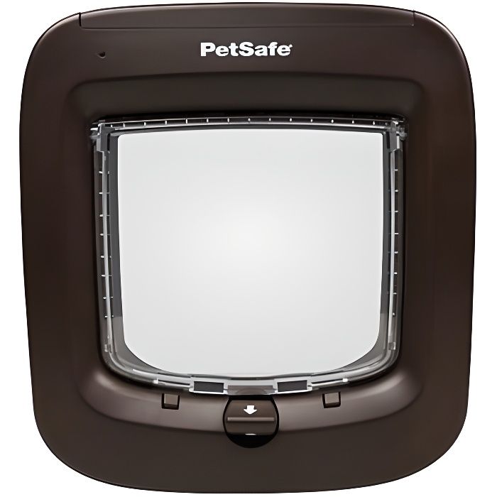 PetSafe - Chatière à puce électronique 22 x 23.9 cm - Brun