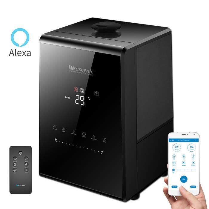 Proscenic Humidificateur D Air Bebe Silencieux Ultrason 5 3l Pour Chambre Et Bureau Vapeur Froide Et Chaude Connecte App Et Alexa Cdiscount Bricolage Proscenic Humidificateur D Air Bebe Silencieux Ultrason 5 3l Pour Chambre Et Bureau Vapeur Froide Et Chaude Connecte App Et Alexa Cdiscount Bricolage