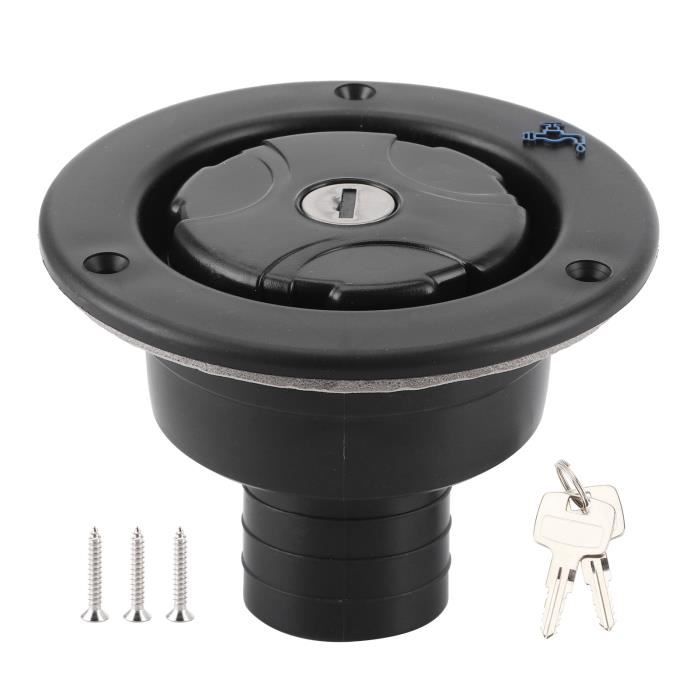 Remplissage De Pont Pour Bateau 50 Mm En Acier Inoxydable 316 – Avec Capuchon à Levier, Chaîne De Retenue, Pour Yacht, Caravane Et Camping-car