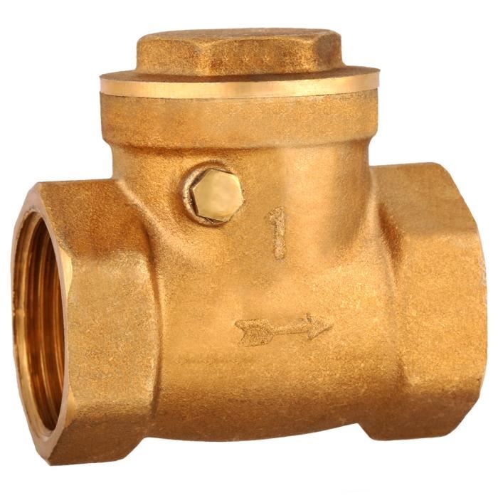 Lot 2 Clapets Anti-Retour Laiton 1/2" Femelle - Prévention Retour D'Eau Et Fluides
