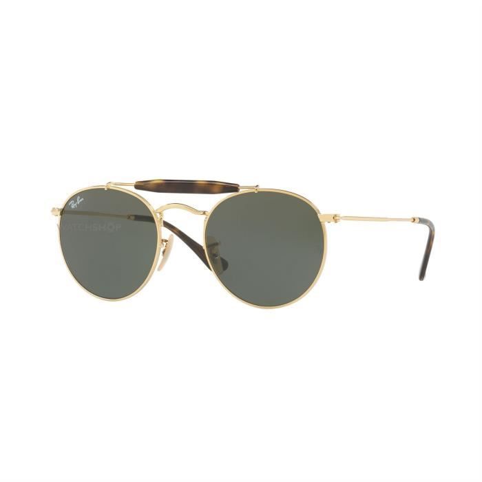 Ray Ban RB3747 001 Tortue; Gold Aviator 