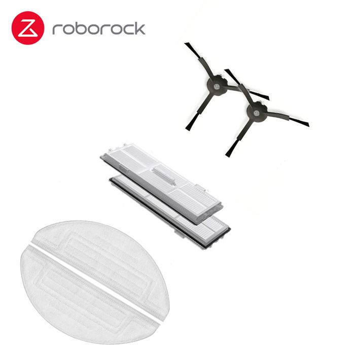 Kit Accessoires Roborock 2 filtres,2 brosses latérales,2 chiffons de  vadrouille, pour Aspirateur Roborock S8/S8 Pro Ultra - Cdiscount  Electroménager