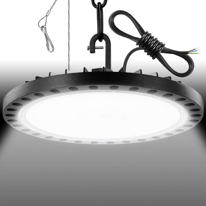 Projecteur Solaire Extérieur 30000LM - Lampadaire Solaire IP66 étanche, Télécommande, Détecteur Crépuscule - Pour Jardin, Parking, Allée