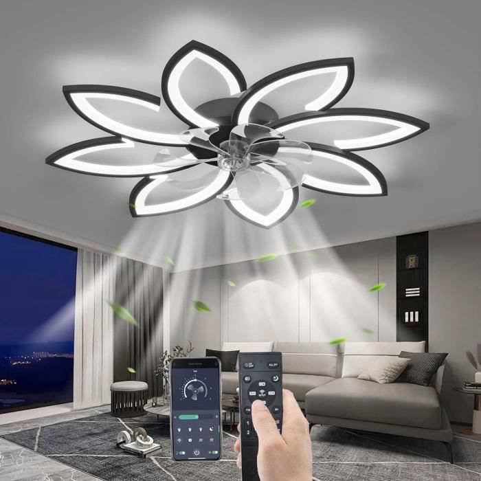 Ventilateur de Plafond Silencieux avec Éclairage DC Weimar pour Extérieur