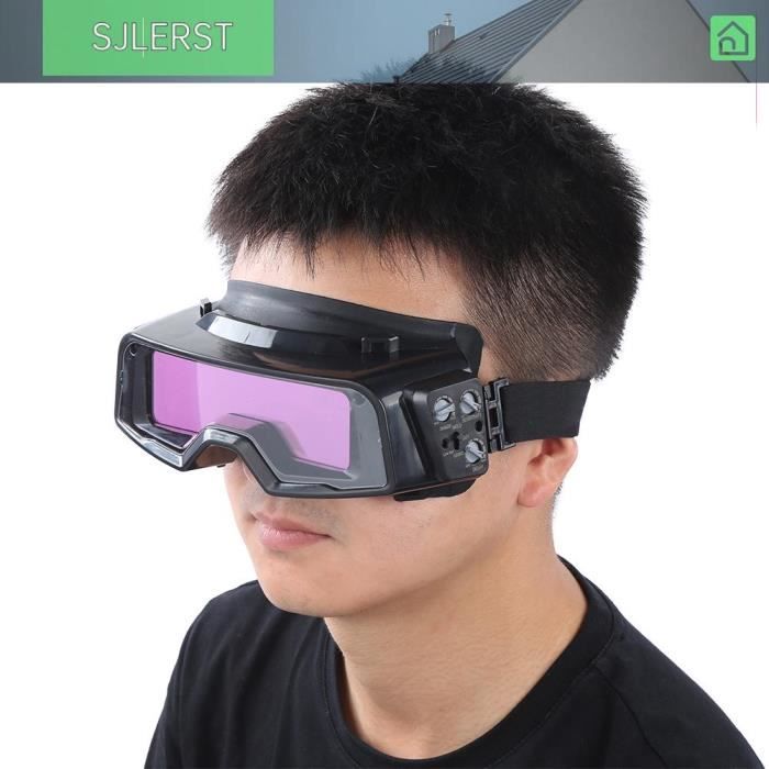 Duokon Lunettes De Protection Pour Soudeur Lunettes De Soudage à Assombissement Automatique