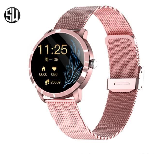 Montre connectée femme Smart Watch Compatible Samsung Huawei Xiaomi Android iOS Podomètre Sports
