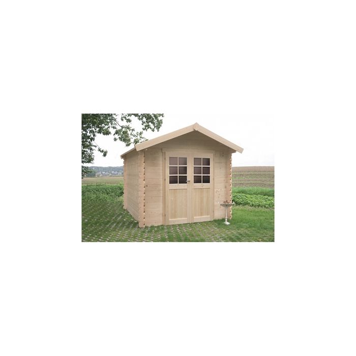 Solid Abri De Jardin Nimes 238x238 390cm Achat Vente Abri