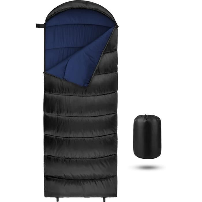 Sac de Couchage Grand Froid Rectangulaire 3-4 Saisons, 0?�C- 20?�C Sac de Couchage Adulte Ultra 