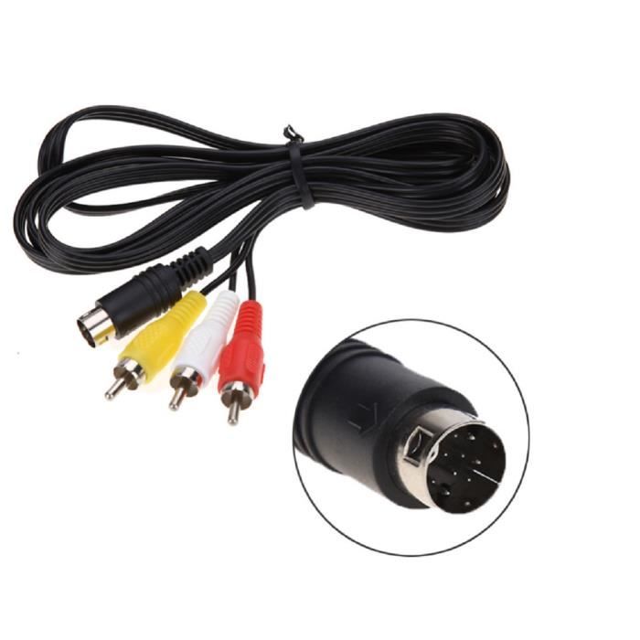 Cable Audio Video Av Rca Tv Pour Sega Saturn 1 8 Metre Prix Pas Cher Cdiscount