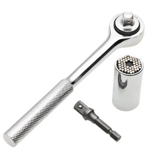 Clé universelle couple Head Set Magic Socket Multi Outils à Main Clé Gator Grip