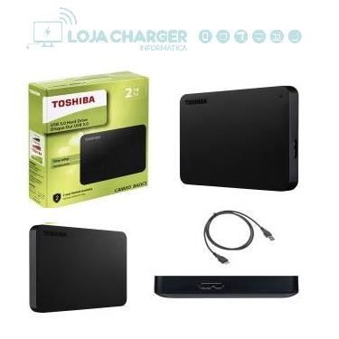 Disque Dur Externe Toshiba Canvio Basic Bas Pouces 2tb 2to 2 5