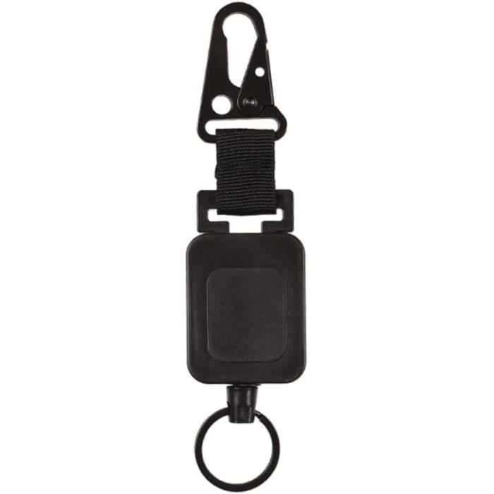 Porte-Clés Rétractable, Porte-Badge Robuste Porte-Clés, Rétractable