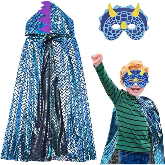 Cape à Capuche Halloween Avec Faucille, Gants Et Écharpe - Costume Sorcier Cosplay