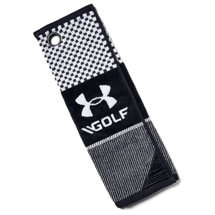 Comparer les prix de Serviette de Golf Noir Under Armour Golf Towel