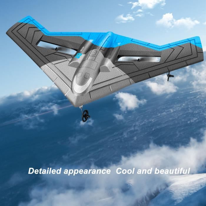 Avion Télécommandé 2.4Ghz Planeur en EPP avec LED - V GEBY - VGEBY RC
