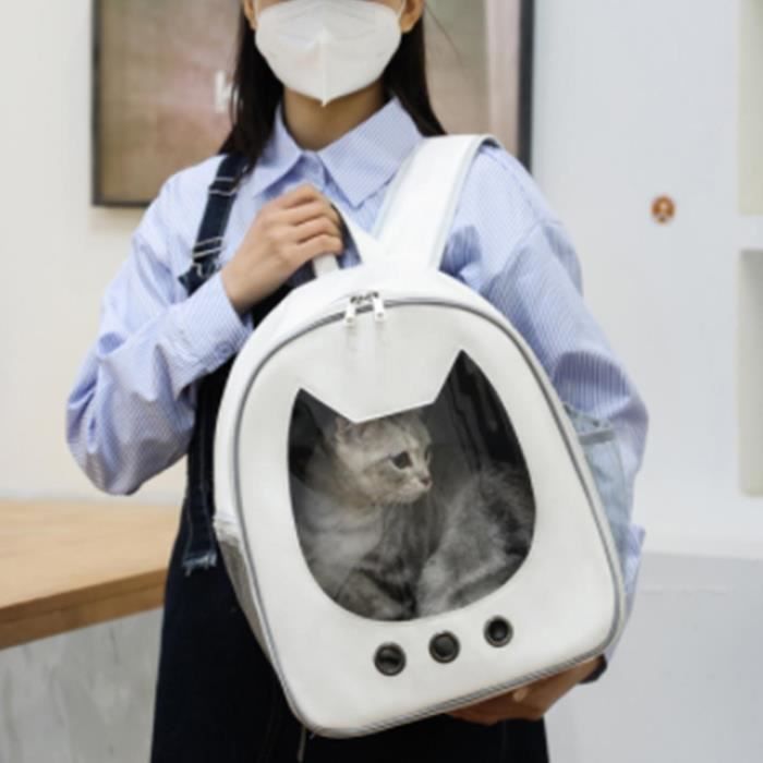 Comparer les prix de Sac à Dos pour Chat VVIKIZY - Respirant et Imperméable - Fenêtre Transparente - Grand Espace