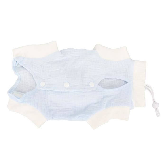 Meilleurs prix pour Vvikizy Combinaison de récupération pour chat en tissu respirant - Prévention léchage blessures - Convalescence chat