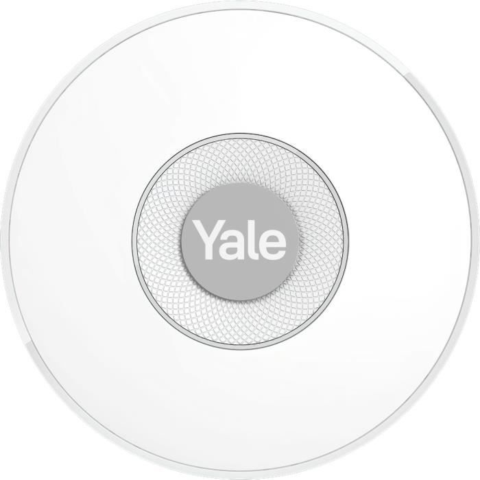 Sirène intérieure YALE Pour alarme intelligente Jusquà 85 dB LED intégrée clignotante
