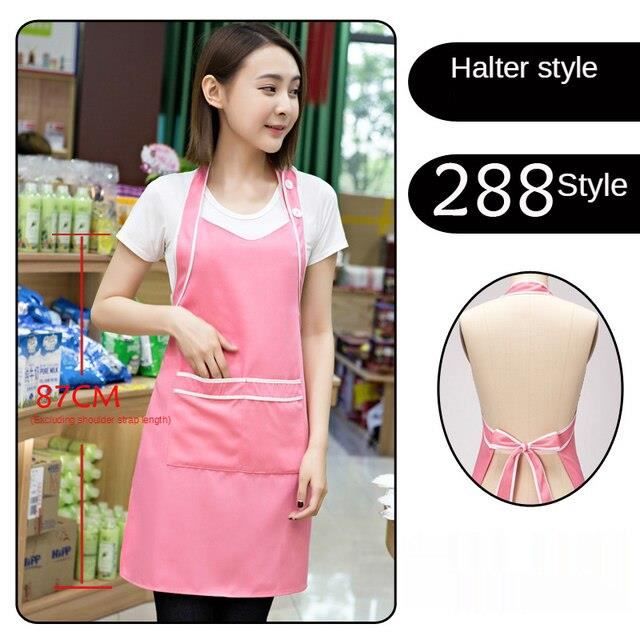 TABLIER DE CUISINE 288 plus 15cm pink Tablier pour esth ticienne
