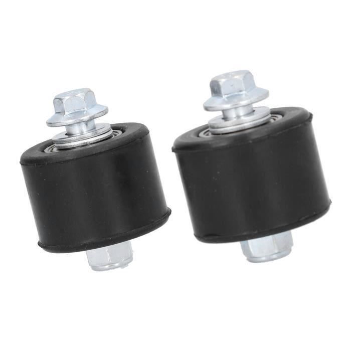 2 Rouleaux Tendeurs Chaîne Moto Namvo 8mm - Compatible Yamaha YFZ 350 Banshee | Guide Roue Bleu Avec Boulons