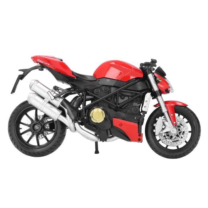 1:18 pour Ducati Panigale V4 Modèle De Moto en Alliage Simulation avec Fond Scène Club 1:18 pour Ducati Panigale V4 Modèle De Moto en Alliage Simulation avec Fond Scène Club