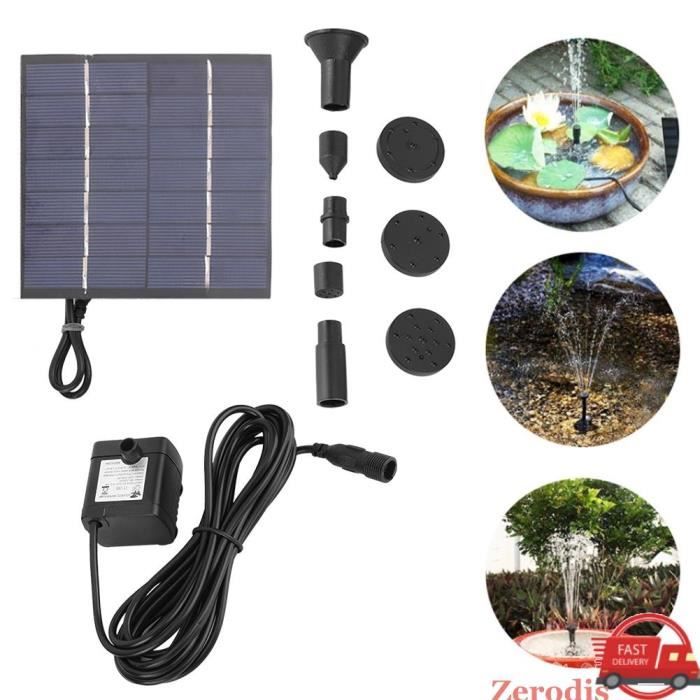 1.4W solaire flottant Fontaine moteur Brushless 50cm Hauteur pour les