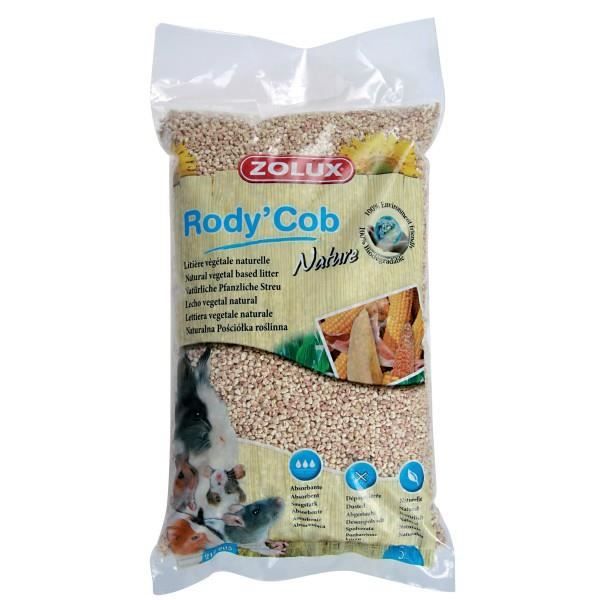 Litière - Zolux - Rody Cob Nature - Végétale - 15 Litres - Agglomérante