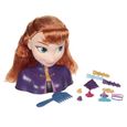 Tête à coiffer Princesse Anna - La Reine des Neiges II - Disney Frozen - Accessoires inclus - 20 cm-1
