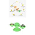 Cocopar jouet pour chat moulin à vent jouet tourbillonnant  pour chat drôle jouet pour chat scratching tickle vert-1