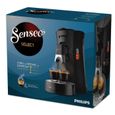 Machine à café à dosettes - PHILIPS - SENSEO Select - Intensity Plus, Crema Plus - Noir-1