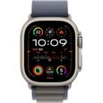 Apple Watch Ultra 2 GPS + Cellular- 49mm - Boîtier Titanium - Bracelet Blue Alpine Loop - Small-1